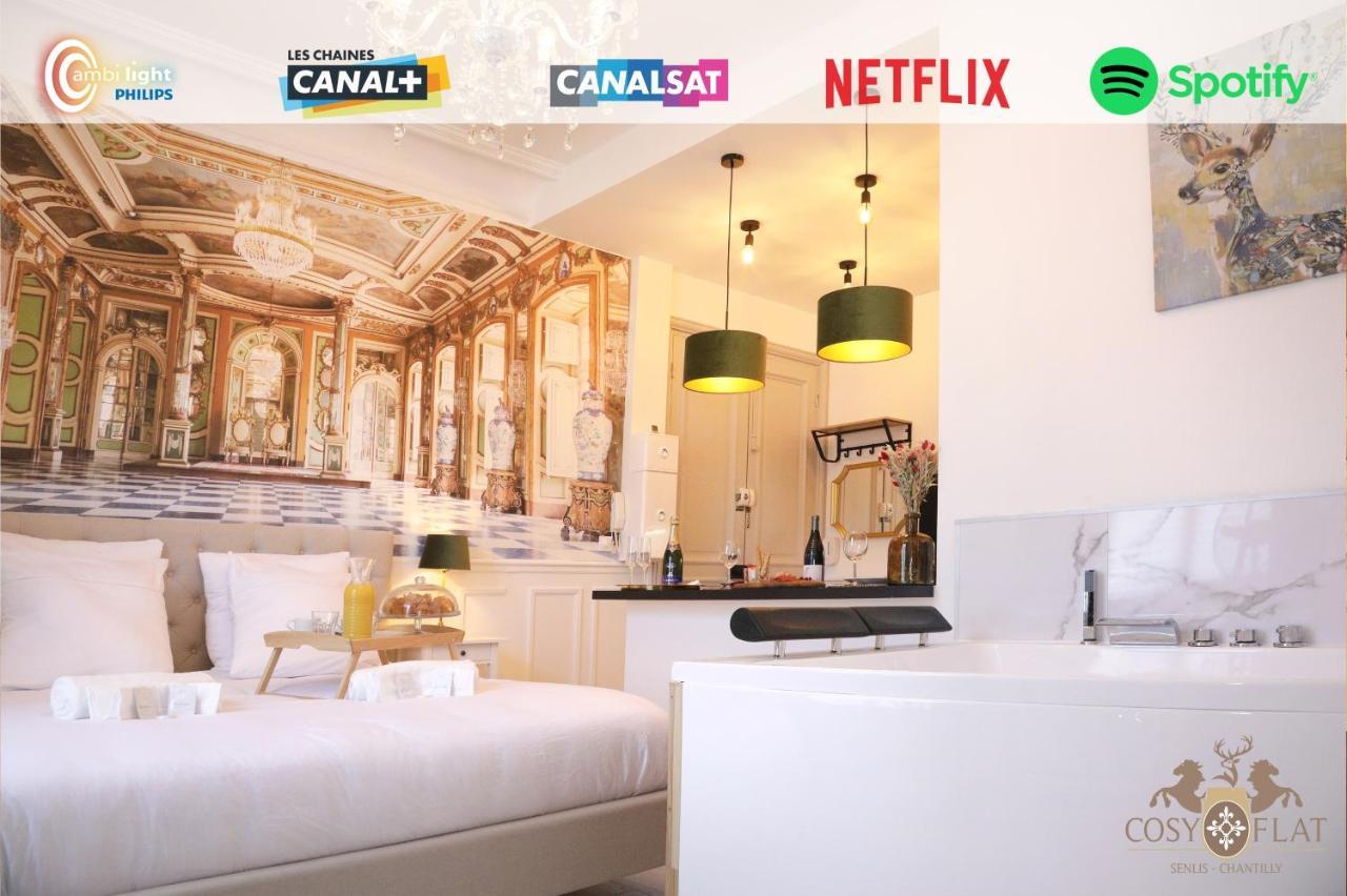 La Marquise - Cosy Flat - Jacuzzi - Senlis Apartment Senlis  Exterior photo